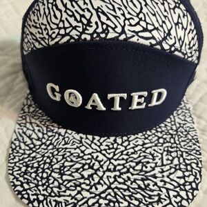 GOATED Blue and White Cap